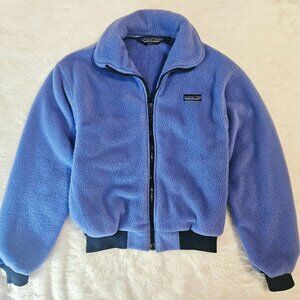 Patagonia Kids Vintage 80s 90s Synchilla Retro-X Fleece Jacket Bomber Size 7/8